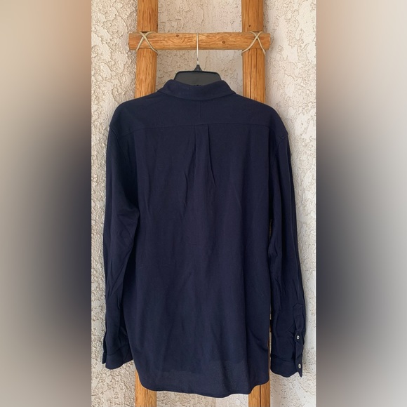 POLO RALPH LAUREN FEATHERWEIGHT MESH MEN’S LARGE LONG SLEEVE BUTTON UP - Picture 5 of 9